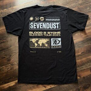 Sevendust "Blood & Stone Summer Tour 2021" T-Shirt - Size L